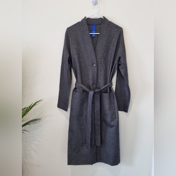 Kit and Ace Jackets & Blazers - Kit and Ace cashmere grey robe coat size M